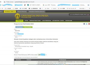 Pengumuman Hasil Seleksi Akhir S2 FKM UI_Muhyidin